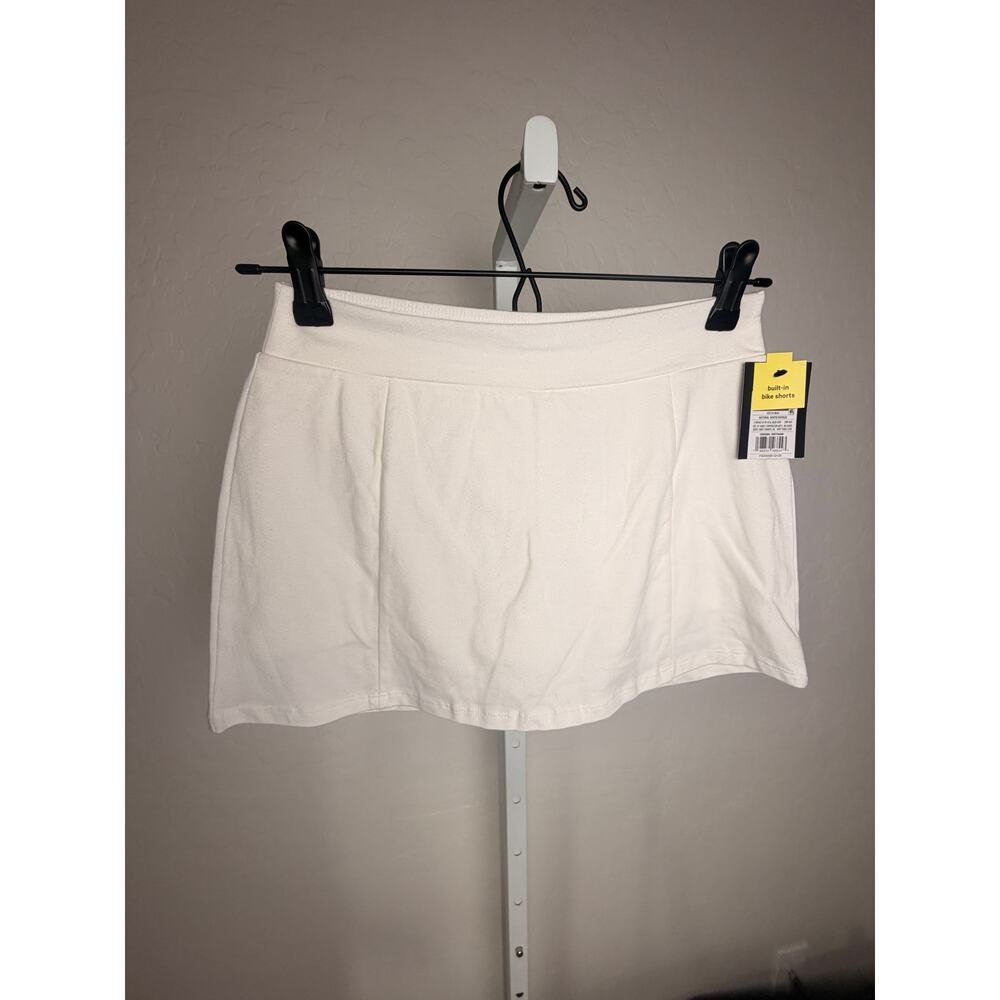 Girls White Tennis Skort XL 14 Built-In Shorts Athletic NWT